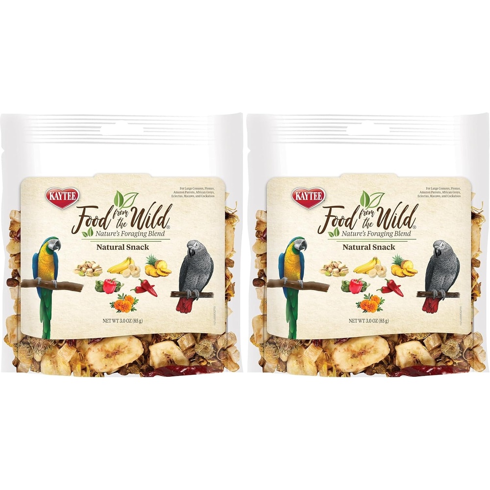image:imageKaytee Food From The Wild Natural Snack Food Treats For Pet Birds 3 oz3 Ounce Pack of 2
