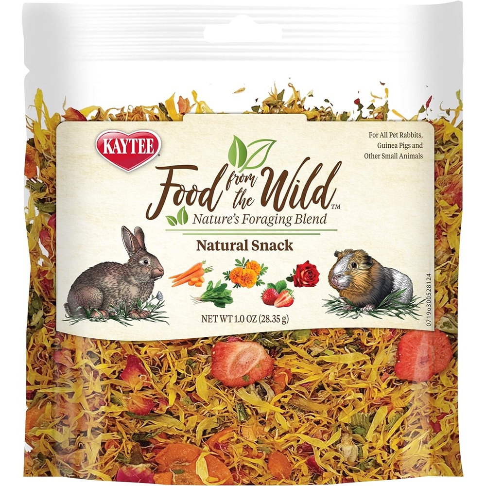 image:imageKaytee Food from the Wild Natural Snack for Rabbits amp Guinea Pigs 1 Oz1 Ounce Pack of 1