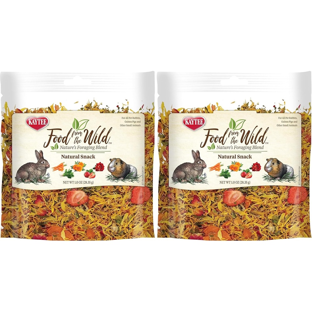 image:imageKaytee Food from the Wild Natural Snack for Rabbits amp Guinea Pigs 1 Oz1 Ounce Pack of 2
