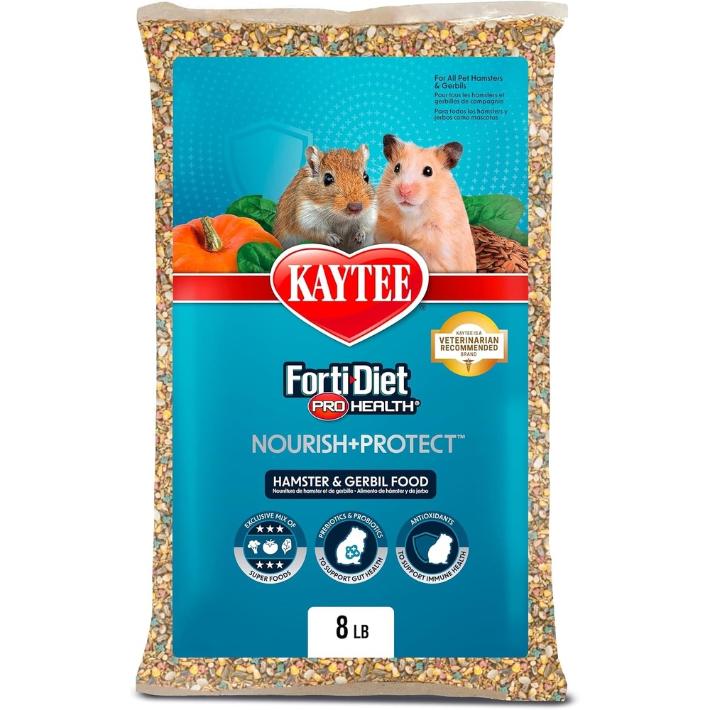 image:imageKaytee FortiDiet Pro Health NourishProtect Hamster Food amp Gerbil Food8 Pound Pack of 1