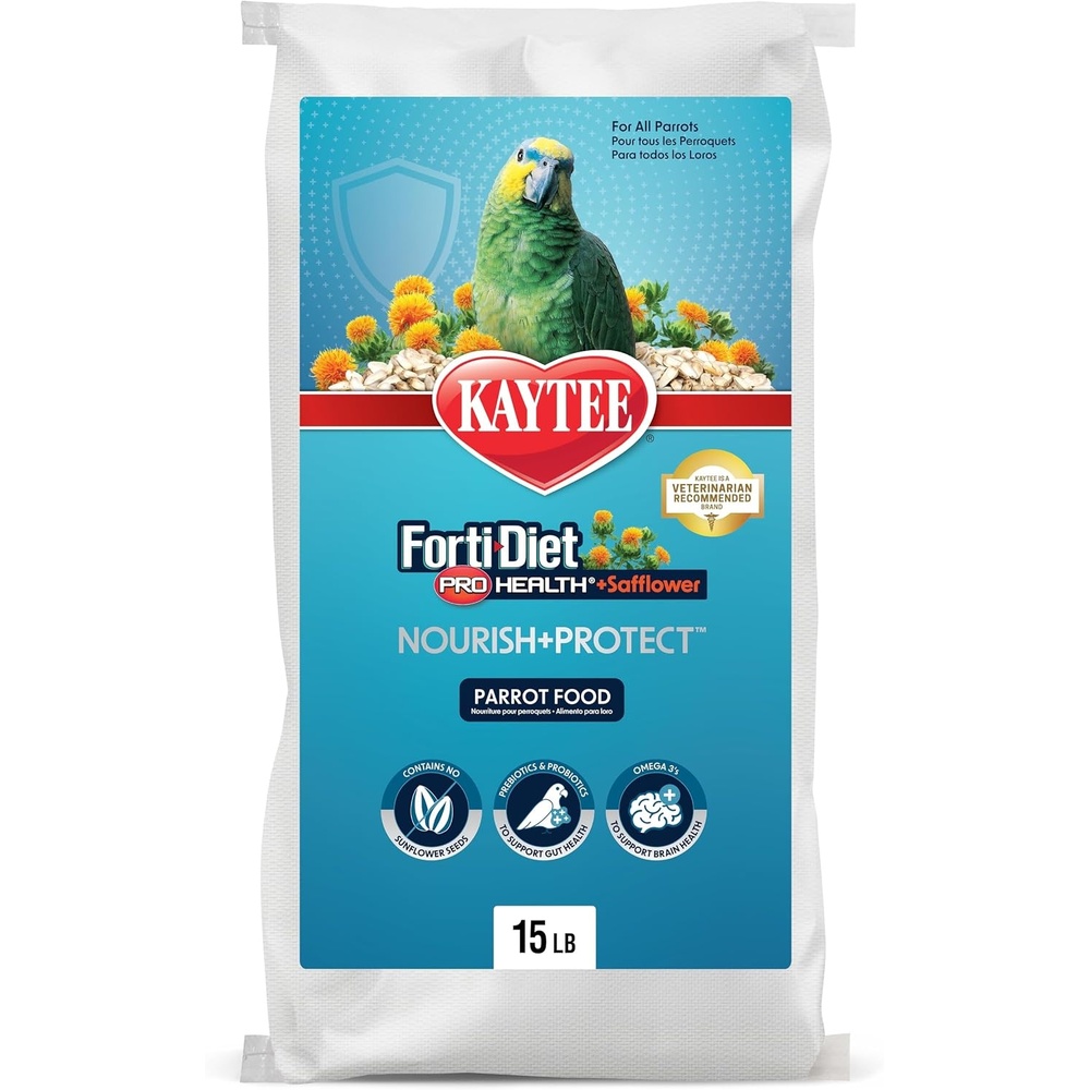 image:imageKaytee FortiDiet Pro HealthSafflower Parrot Food 4 Pounds15 Pound Pack of 1