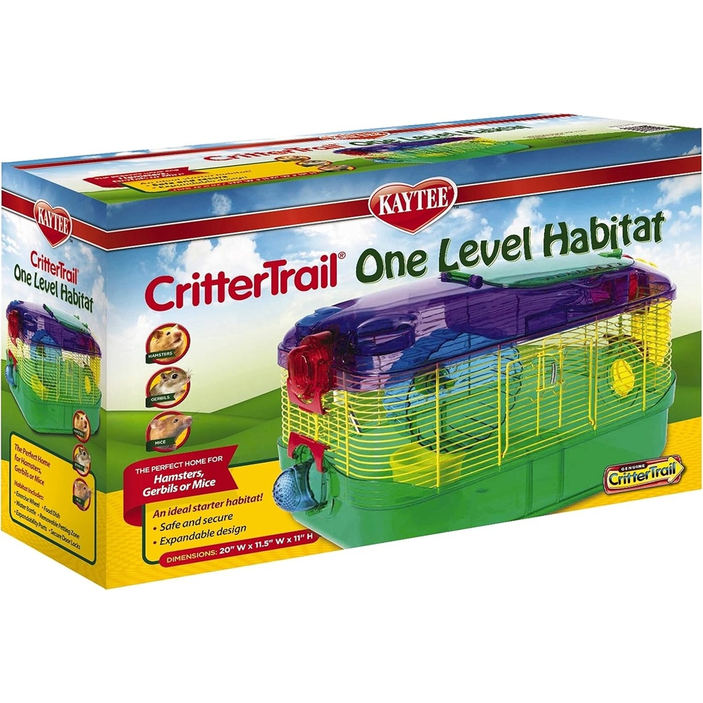 image:imageKaytee Hamster Cage CritterTrail One Level Habitat for Gerbils or MiceHabitat