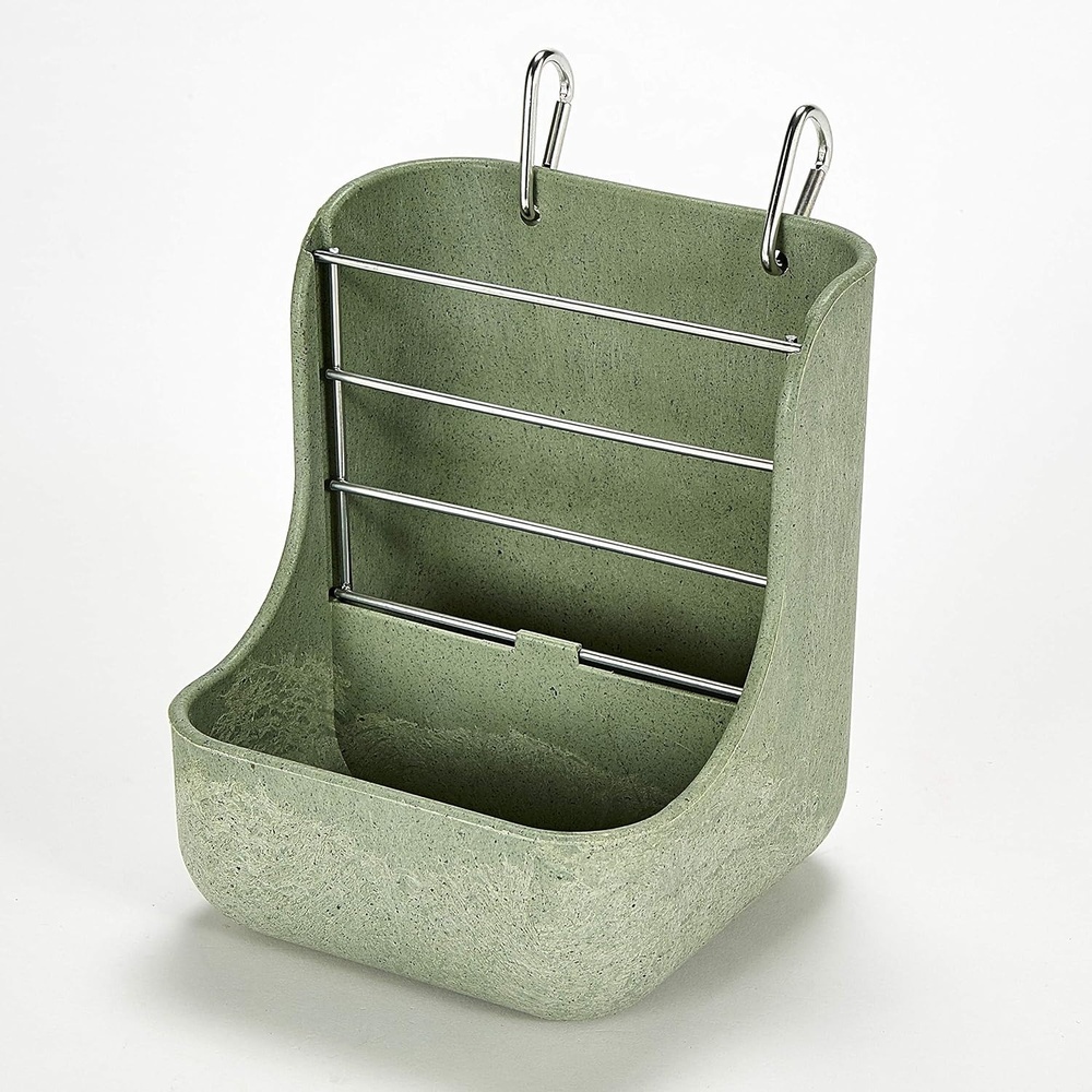 image:imageKaytee Hay amp Food Bin Feeder With Quick Locks For Pet Rabbits Chinchillas Guinea Pigs and Other Small Animals575 inches x 6 inches x 7 inches Pack of 12