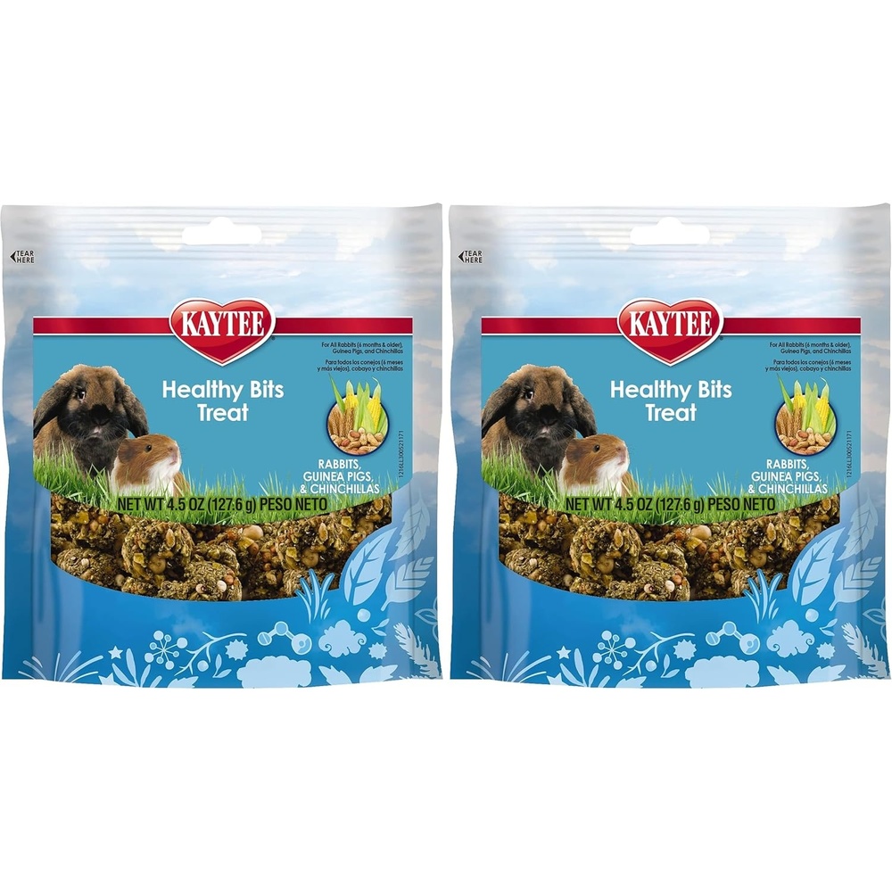 image:imageKaytee Healthy Bits Treat for Rabbit Guinea Pig 45 Oz45 Ounce Pack of 2