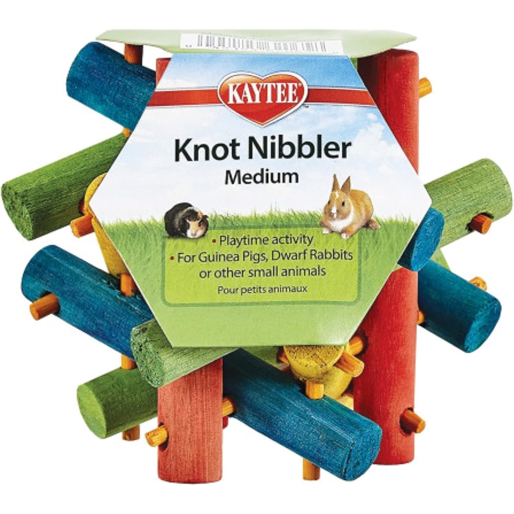 image:imageKaytee Knot Nibbler Chew Toy for Guinea Pigs and Rabbits MediumMultiColor