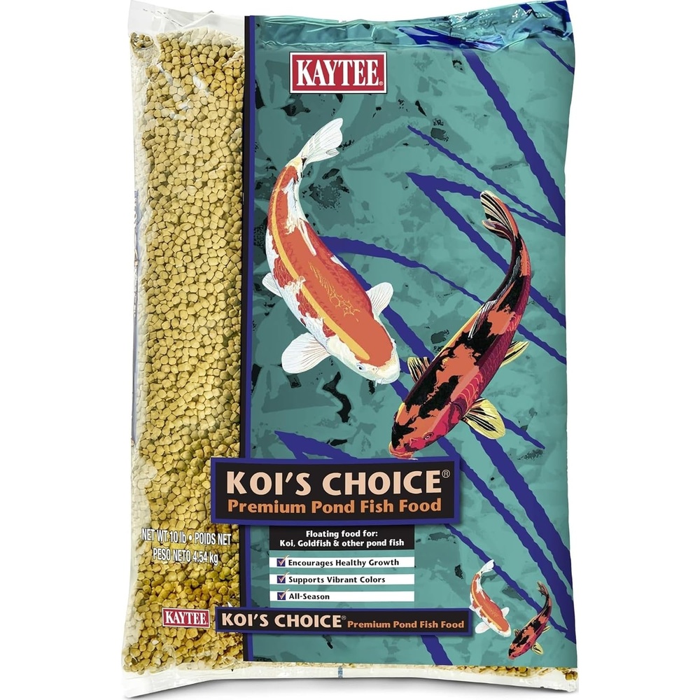 image:imageKaytee Kois Choice Floating Fish Food for Koi Goldfish amp Pond Fish10 Pound Pack of 1