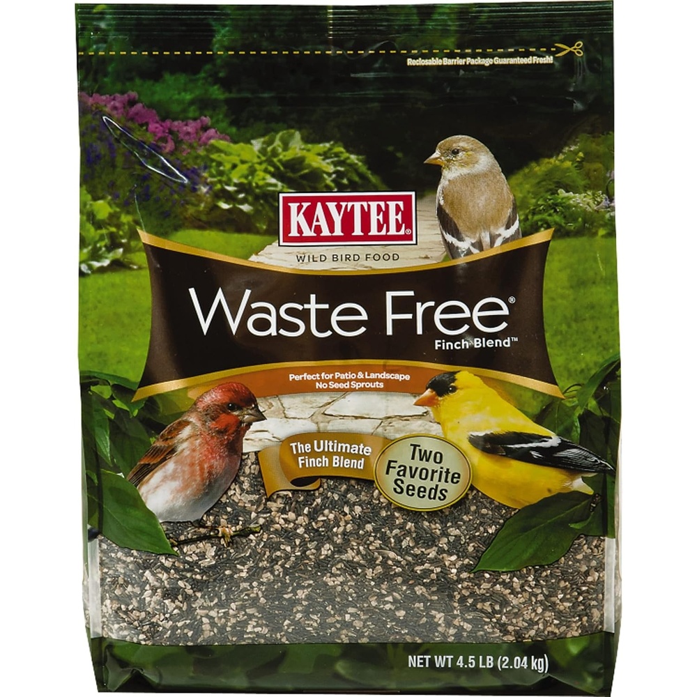 image:imageKaytee No Mess Finch Seed and Nyjer Blend Attracts Goldfinches Chickadees Junos Finches and Other Wild Birds 8 Pounds45 Pound Pack of 1