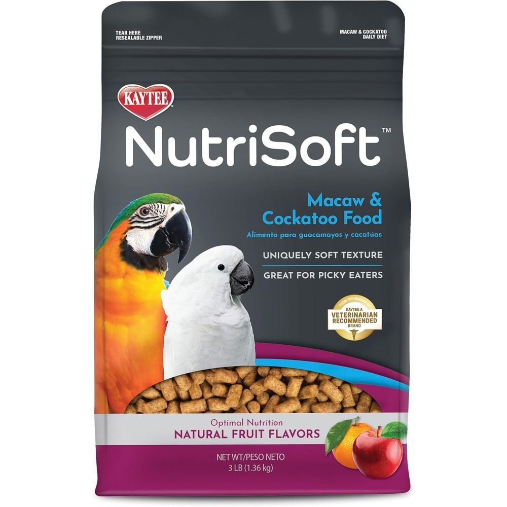 image:imageKaytee NutriSoft Pet Parakeet amp Cockatiel Bird Food 2 lbMacawCockatoo