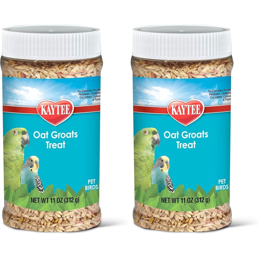 image:imageKaytee Oat Groats Treat Jar for Pet Birds 11 Ounces11 Ounce Pack of 2