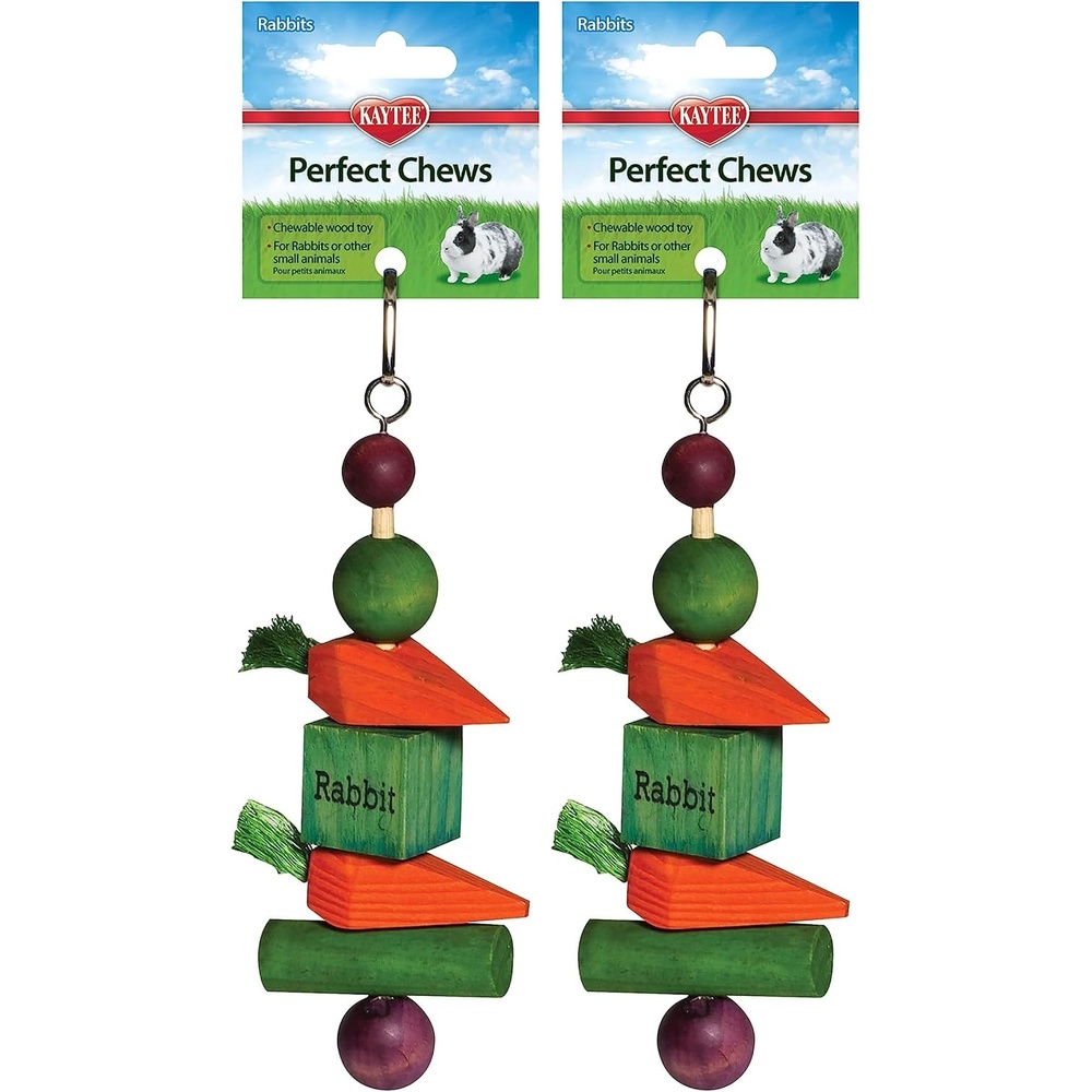 image:imageKaytee Perfect Chews Hanging Wood Chew Toy for Pet Rabbits and Other Small Animals1 Count Pack of 2