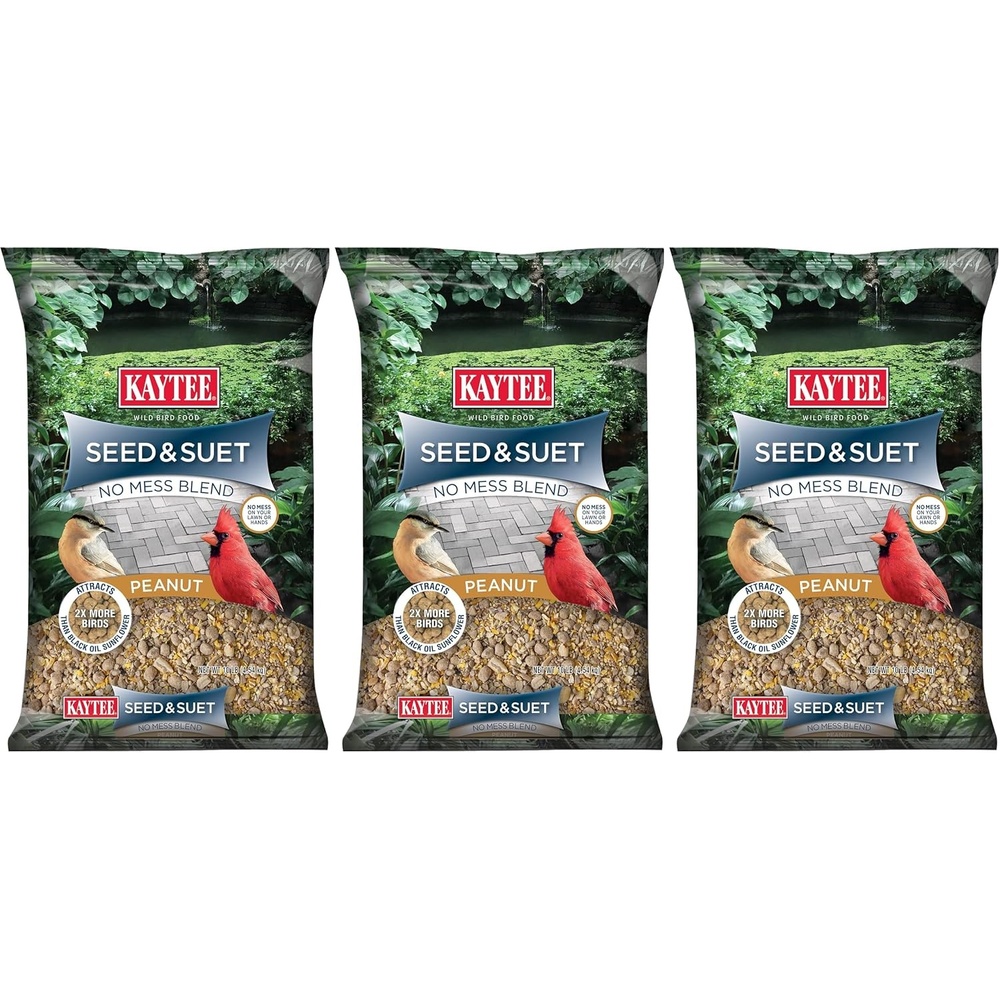 image:imageKaytee Seed amp Suet No Mess Peanut 10 Pounds10 Pound Pack of 3