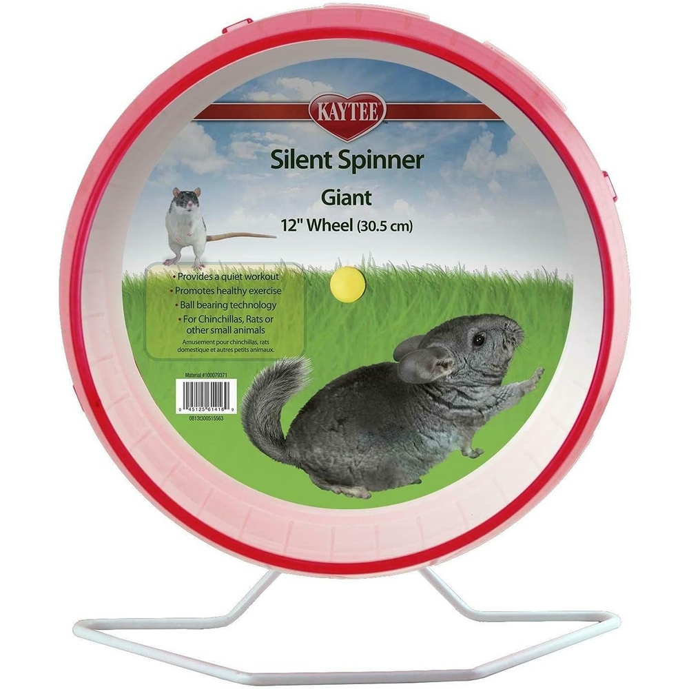 image:imageKaytee Silent Spinner Wheel For Pet Chinchillas Rats and Hedgehogs Giant 12 InchGiant 12