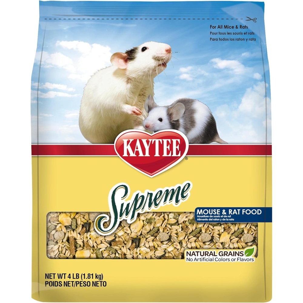image:imageKaytee Supreme Pet Mouse and Rat Food 4 lb4 Pound Pack of 1