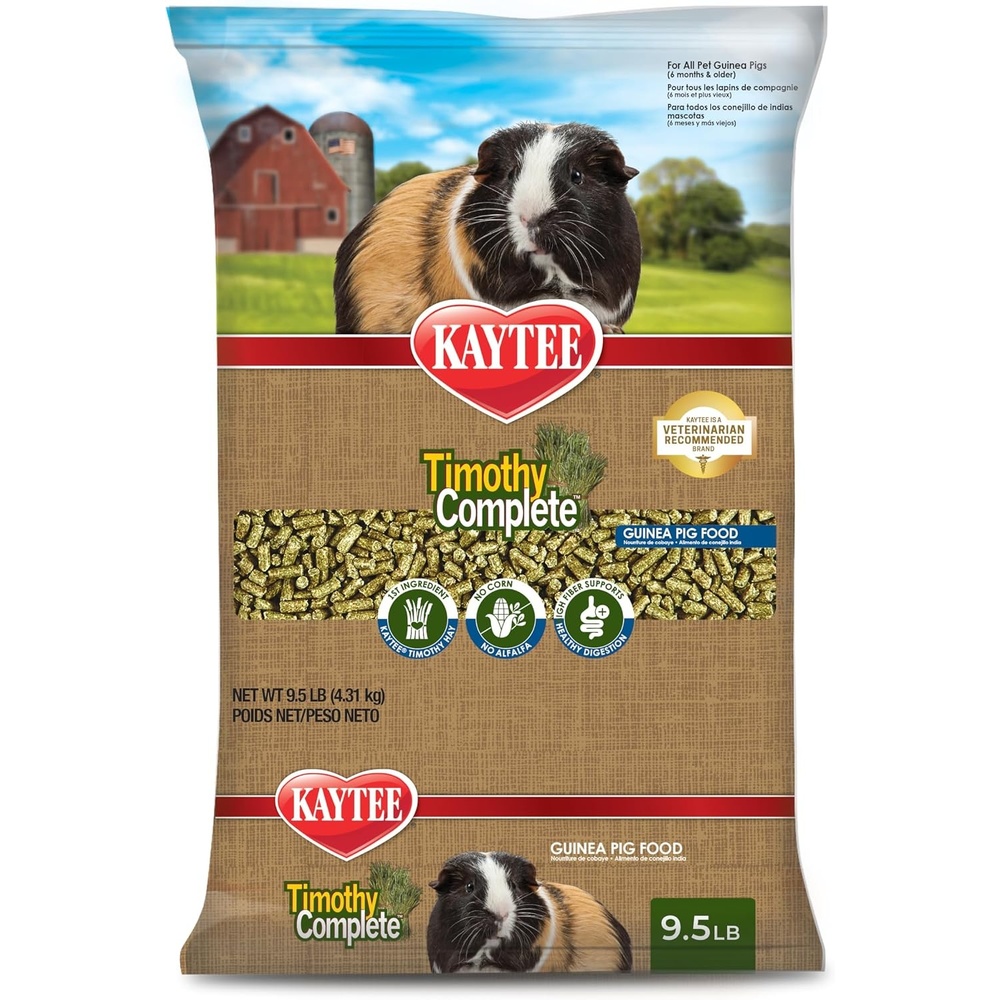 image:imageKaytee Timothy Complete Guinea Pig Food with Timothy Hay 25 Pounds95 Pound Pack of 1