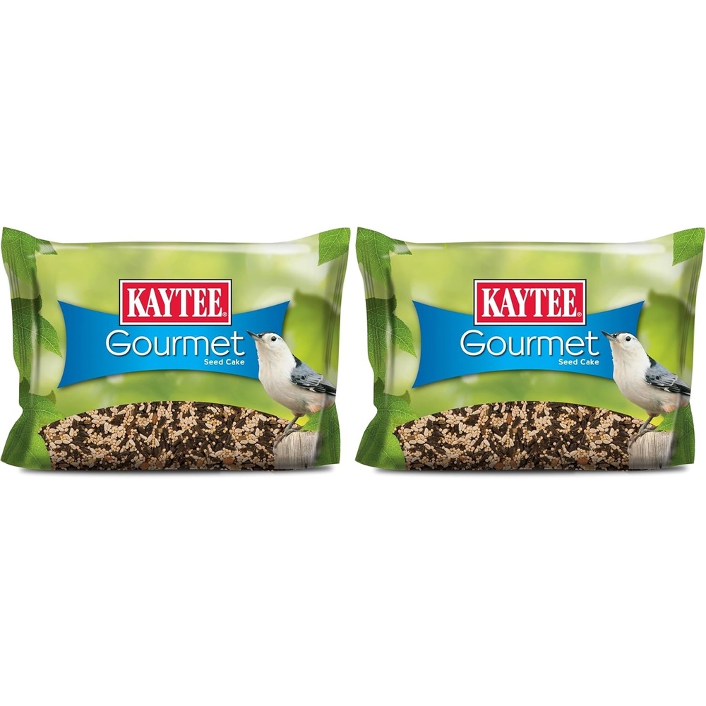 image:imageKaytee Wild Bird Gourmet Seed Cake For Cardinals Chickadees Juncos Titmice Woodpeckers and More 2 Pounds32 Ounce Pack of 2