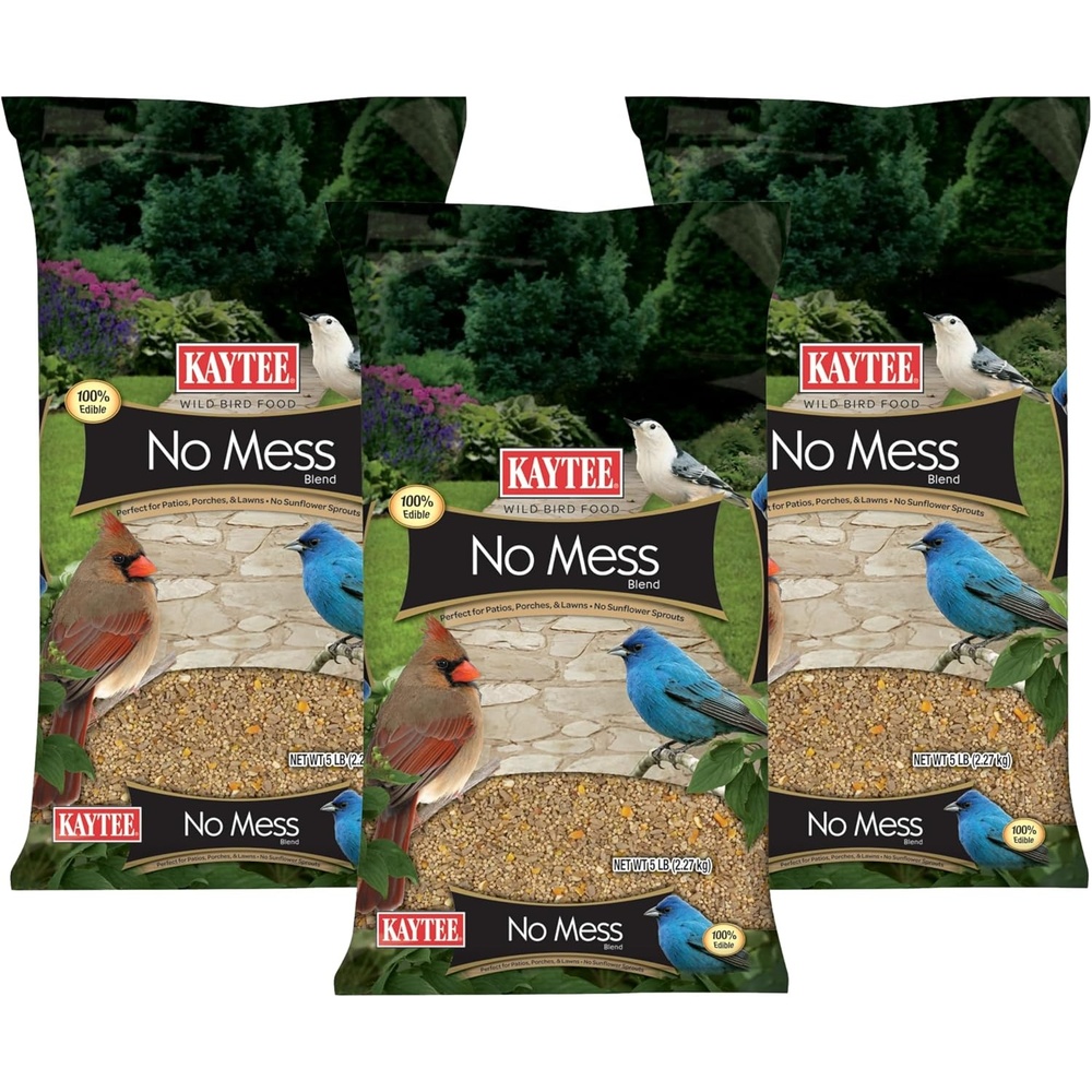 image:imageKaytee Wild Bird No Mess Food Seed Blend for Cardinals 5 Pound80 Ounce Pack of 3