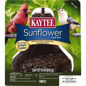 Kaytee 100064695 Sunflower Treat Bell, 10-Ounce(10 Ounce (Pack of 1))