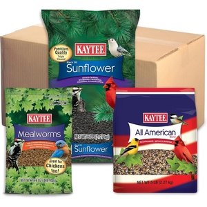 Kaytee All American, Mealworm, and Black Oil Sunflower Wild Bird Food 3 Pack(All American  Mealworm  and Black Oil Sunflower)
