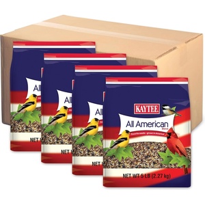 Kaytee All American, Mealworm, and Black Oil Sunflower Wild Bird Food 3 Pack(All American Bulk)