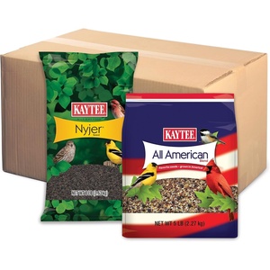 Kaytee All American, Mealworm, and Black Oil Sunflower Wild Bird Food 3 Pack(All American and Nyjer)