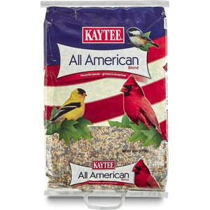Kaytee All American Wild Bird Food Seed Blend for Cardinals, Blue Jays, Finches & Other Outdoor Wild Birds, 5 Pounds(18 Pound (Pack of 1))