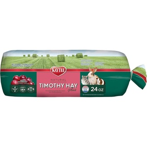 Kaytee All Natural Timothy Hay Plus Carrots for Guinea Pig & Rabbit(Cranberry)