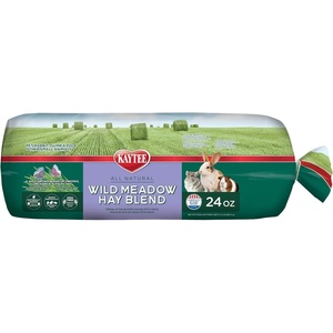 Kaytee All Natural Timothy Hay Plus Carrots for Guinea Pig & Rabbit(Hay)