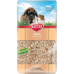 Kaytee Aspen Bedding for Small Animals, 19.7 Liter(Tan)