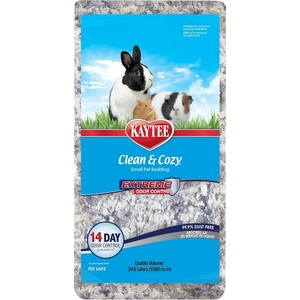 Kaytee Clean & Cozy Extreme Odor Control Hamster Bedding, 130 Liters(24.6 Liters)