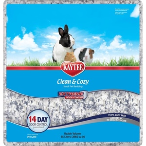 Kaytee Clean & Cozy Extreme Odor Control Hamster Bedding, 130 Liters(65 Liters)