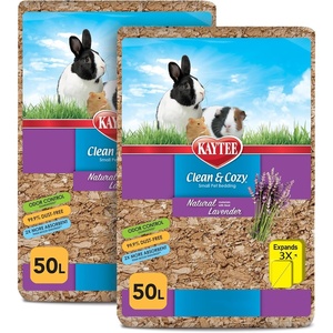 Kaytee Clean & Cozy Natural Bedding with Lavender 49.2 Liters(100 Liters)