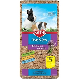 Kaytee Clean & Cozy Natural Bedding with Lavender 49.2 Liters(24.6 Liter)