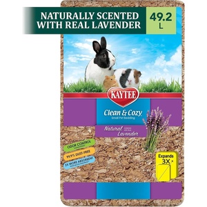 Kaytee Clean & Cozy Natural Bedding with Lavender 49.2 Liters(49.2 Liter)