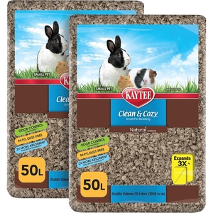 Kaytee Clean & Cozy Natural Paper Bedding, 72 Liter(100 Liter)