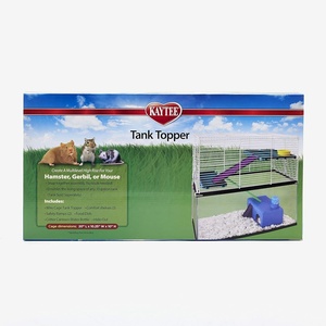 Kaytee Clearview Home Bundle Glass Hamster Habitat, Bedding, 20 Inches(Tank Topper Converter)