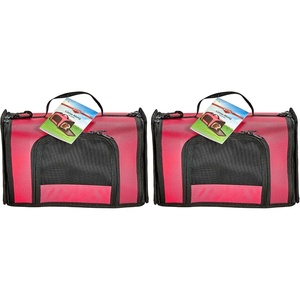 Kaytee Come Along Medium Carrier, Small Pet Carrier for Guinea Pigs(14.0″L x 14.3″W x 1.5″H (Pack of 2))
