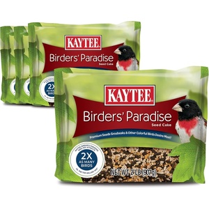 Kaytee Corn-a-Plenty Seed Cake, Food for Wild Squirrels, Chipmunks, Rabbits & Other Backyard Wildlife, 2.5 Pounds, 4 Count(Birders Paradise  4 Count)