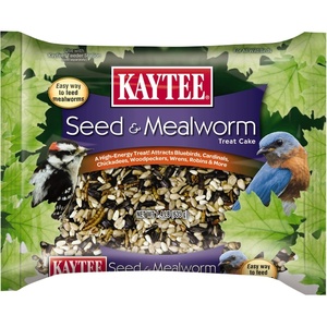 Kaytee Corn-a-Plenty Seed Cake, Food for Wild Squirrels, Chipmunks, Rabbits & Other Backyard Wildlife, 2.5 Pounds(1.4 Pound (Pack of 1))