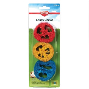 Kaytee Crispy Chews 3-pack For Pet Rabbits, Chinchillas, Guinea Pigs, Rats and Other Small Animals(0.01 Ounce (Pack of 1))