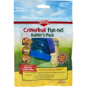 Kaytee CritterTrail Fun-nel Builders Pack Straight Hamster Tubes(Builders Pack)