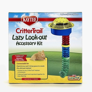 Kaytee CritterTrail Fun-nel Lazy Look-Out Accessory Kit Small Animal Habitat Tubes(Lazy Look-Out Kit)