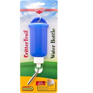 Kaytee CritterTrail Water Bottle for Pet Hamsters, Mice and Gerbils, 5 oz,Blue(5 oz)
