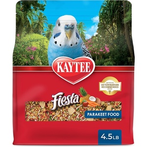 Kaytee Fiesta Parakeet Food, Nutritious and Fun Blend, 2 Pounds(4.5 Pound (Pack of 1))