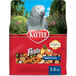 Kaytee Fiesta Parrot Food for Large Birds, 2.5 Pounds(2.5 Pound (Pack of 1))