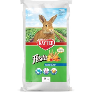 Kaytee Fiesta Rabbit Food, Supports Dental Health and Digestion(25 Pound (Pack of 1))