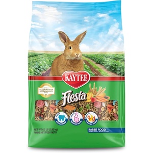 Kaytee Fiesta Rabbit Food, Supports Dental Health and Digestion(6.5 Pound (Pack of 1))