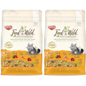 Kaytee Food from the Wild Chinchilla (Chinchilla Food), 3 Pounds(3 Pound (Pack of 2))
