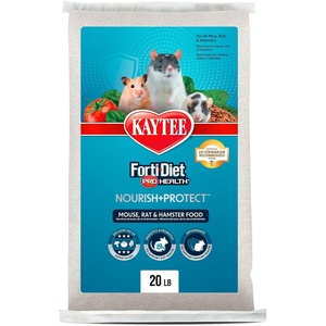 Kaytee Forti Diet Pro Health Small Animal Food For Mouse And Pet Rats, 3-Pound(20 Pound (Pack of 1))