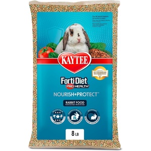 Kaytee Forti-Diet Pro Health Nourish+Protect Adult Rabbit Food, 20 lb(8 Pound (Pack of 1))