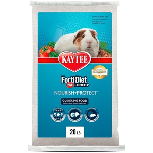 Kaytee Forti-Diet Pro Health Nourish+Protect Guinea Pig Food, 8 lb(20 Pound (Pack of 1))